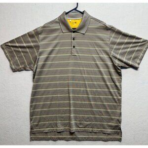 Adidas Clima Cool Striped Polo Golf Casual Size XL